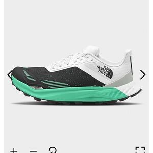The North Face Black and Green Running Shoes